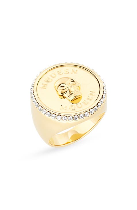 Alexander mcqueen ring mens best sale