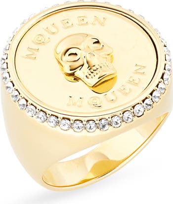 Alexander mcqueen ring mens best sale