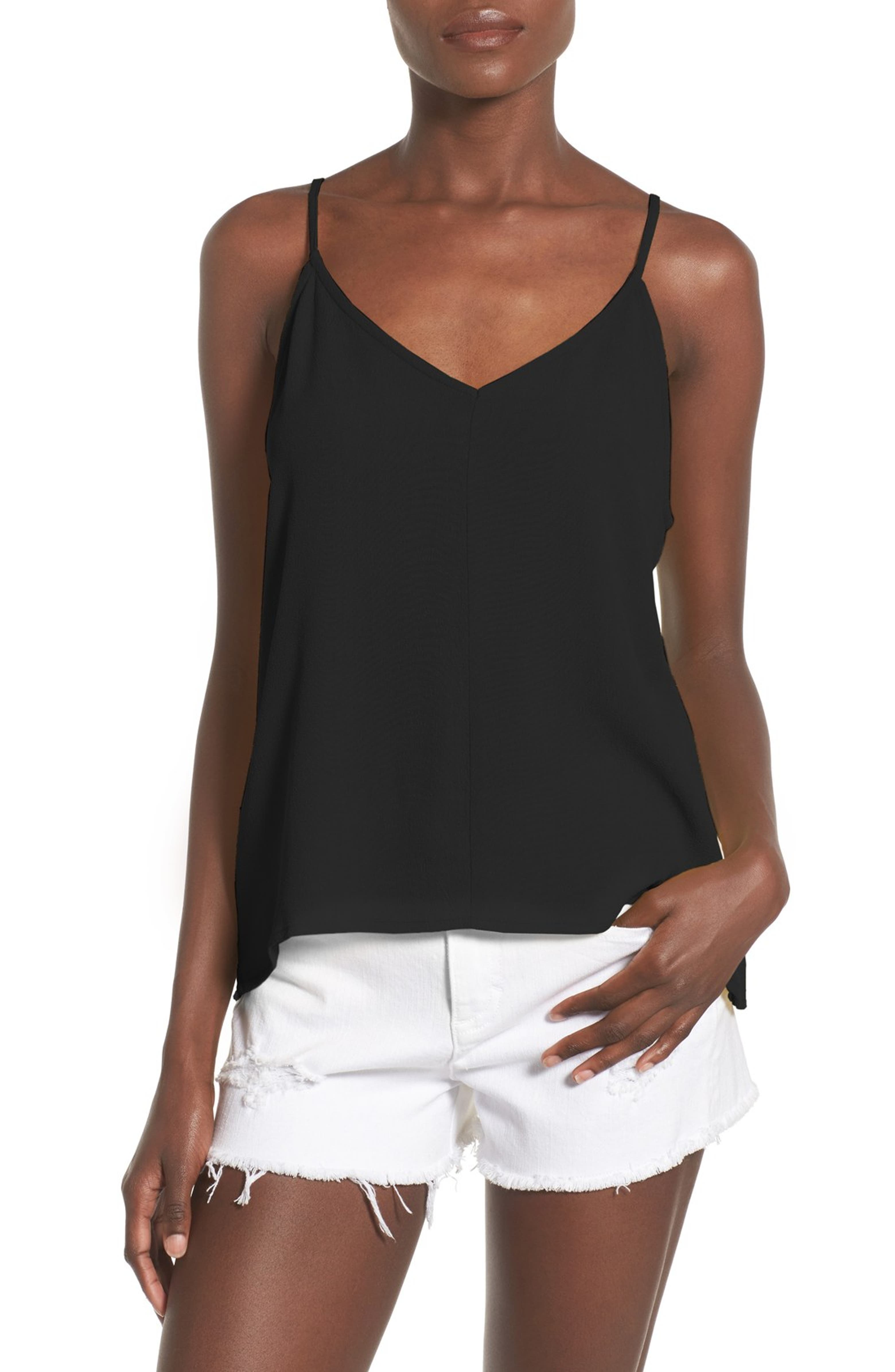 Elodie Open Back Woven Camisole | Nordstrom