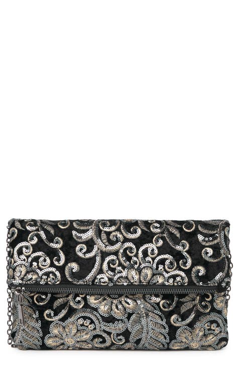 nordstrom rack black clutch