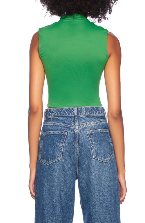 Shop Susana Monaco Wired Sleeveless Crop Top In Central Park