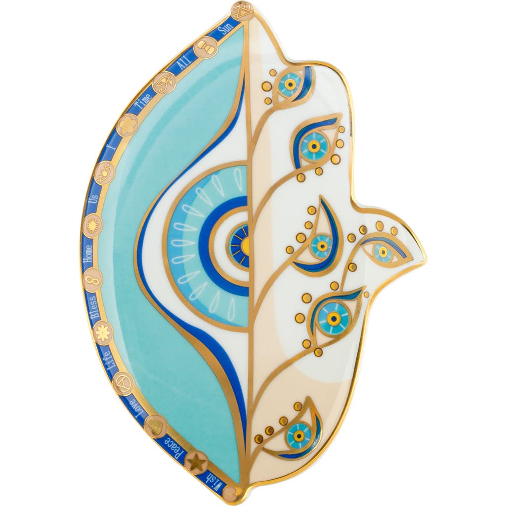 Karma And Luck Reside In Blue/white