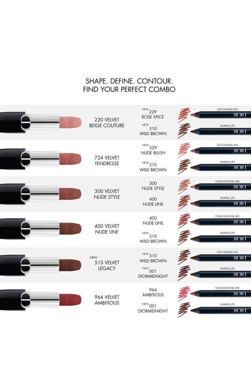 Shop Dior Rouge  Contour Lip Liner In 259 Nude Ribbon