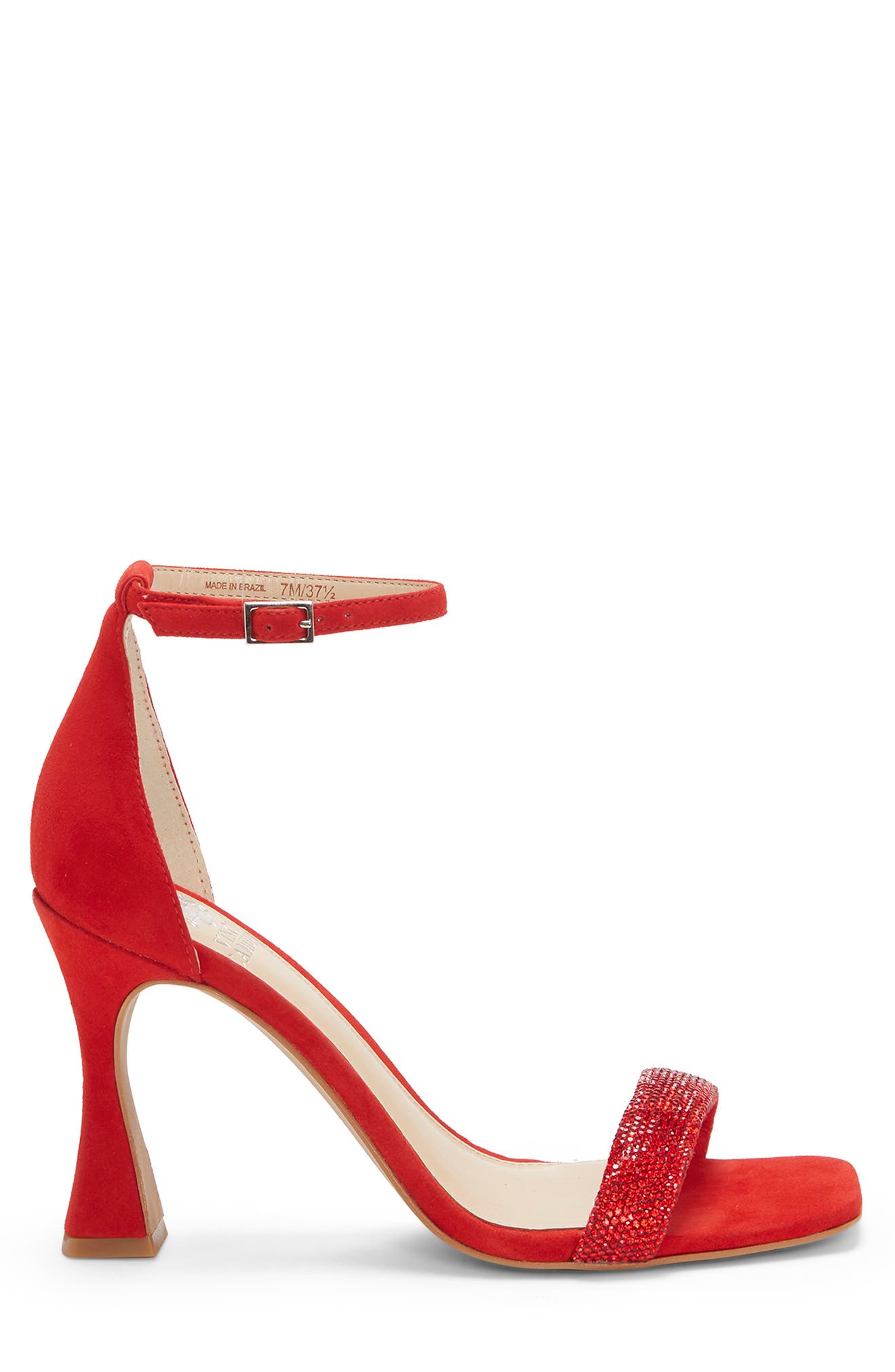 red vince camuto sandals