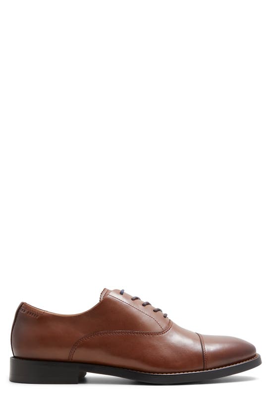Shop Ted Baker Leather Oxford In Cognac