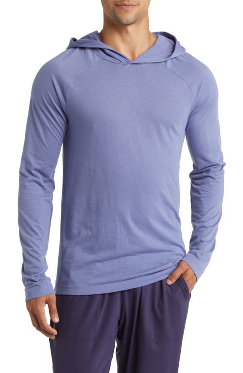 Alo Core Pullover Hoodie in Infinity Blue at Nordstrom, Size Small