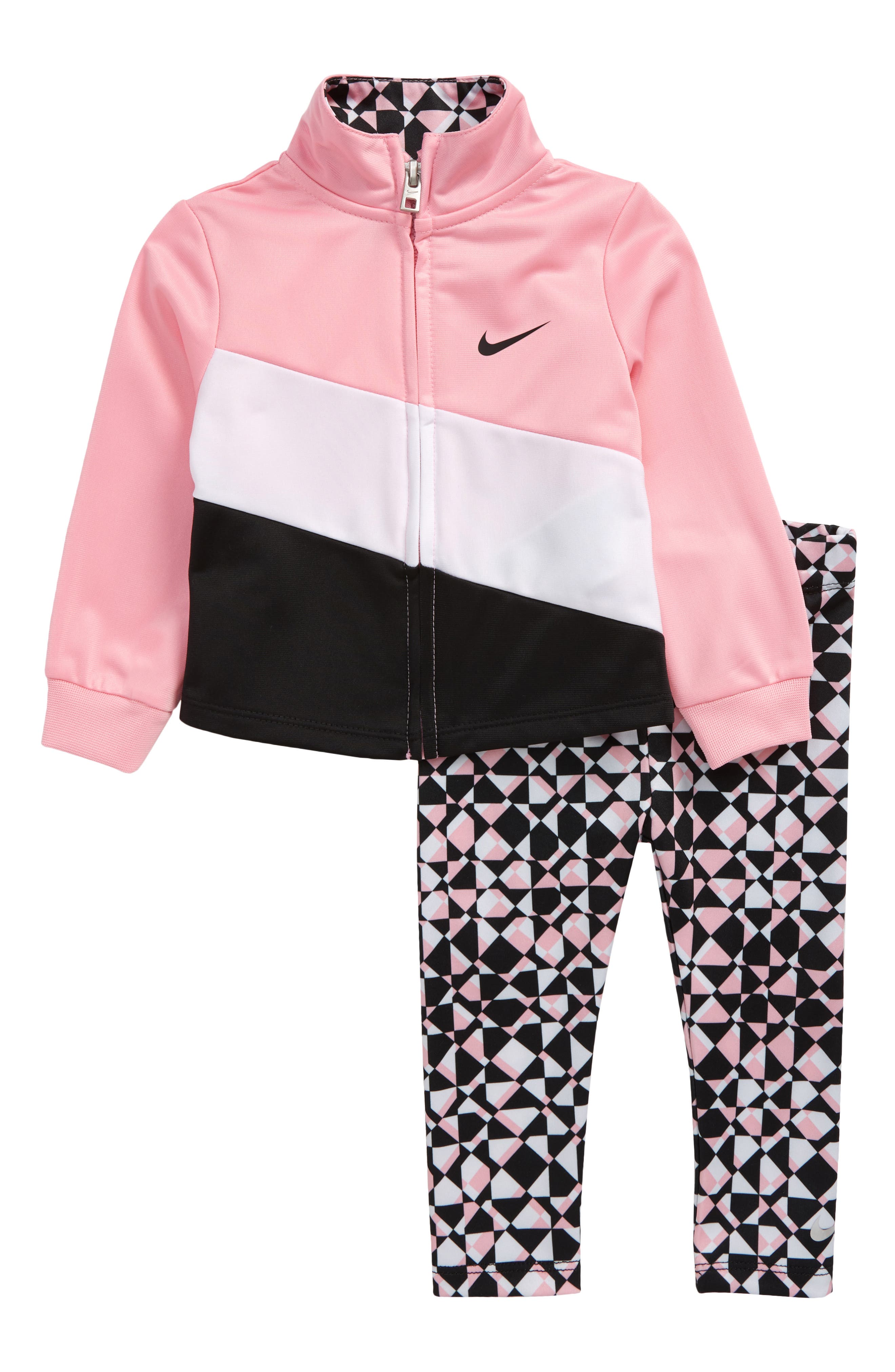 pink nike set womens