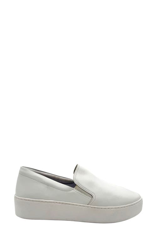 Shop Chelsea Crew Ulta Platform Slip-on Sneaker In White Leather