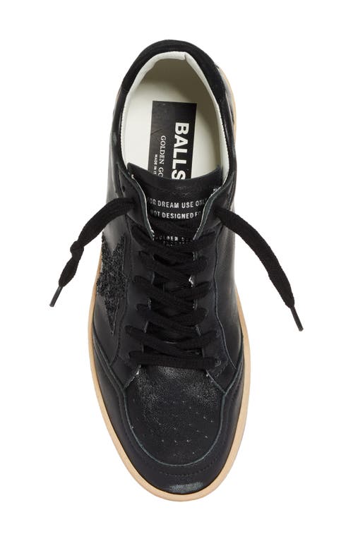 Shop Golden Goose Ball Star Sneaker In Black