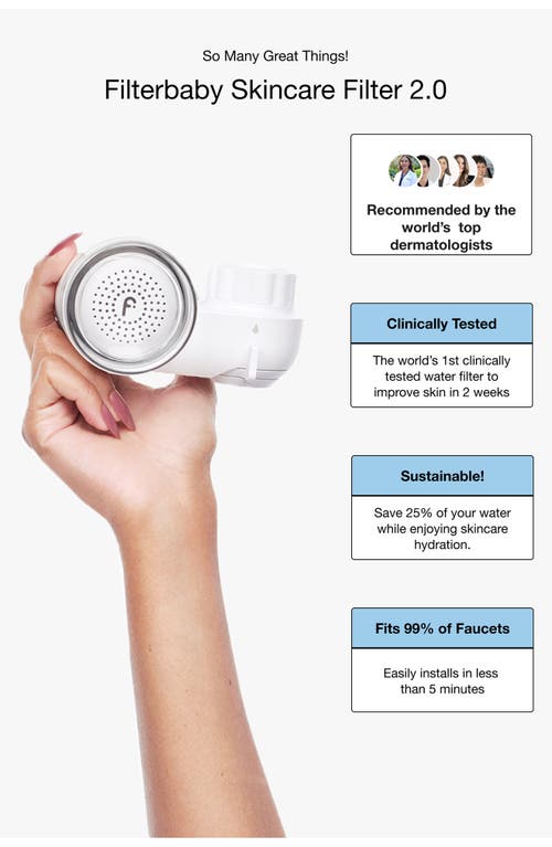 Filterbaby Skincare Water Filter In White