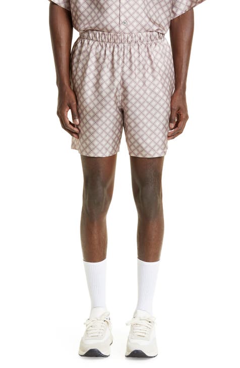 Louis Vuitton 3D Monogram Stripe Accent Pajama Shorts White. Size 34