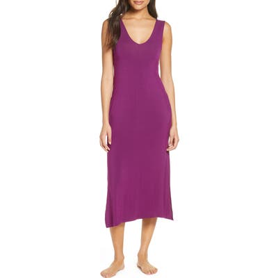 Nordstrom Moonlight Tank Nightgown, Purple