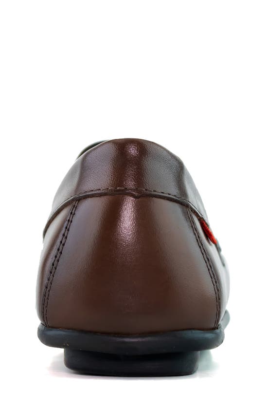 Marc Joseph New York Kids' Edgewood Road Bit Loafer In Brown Napa