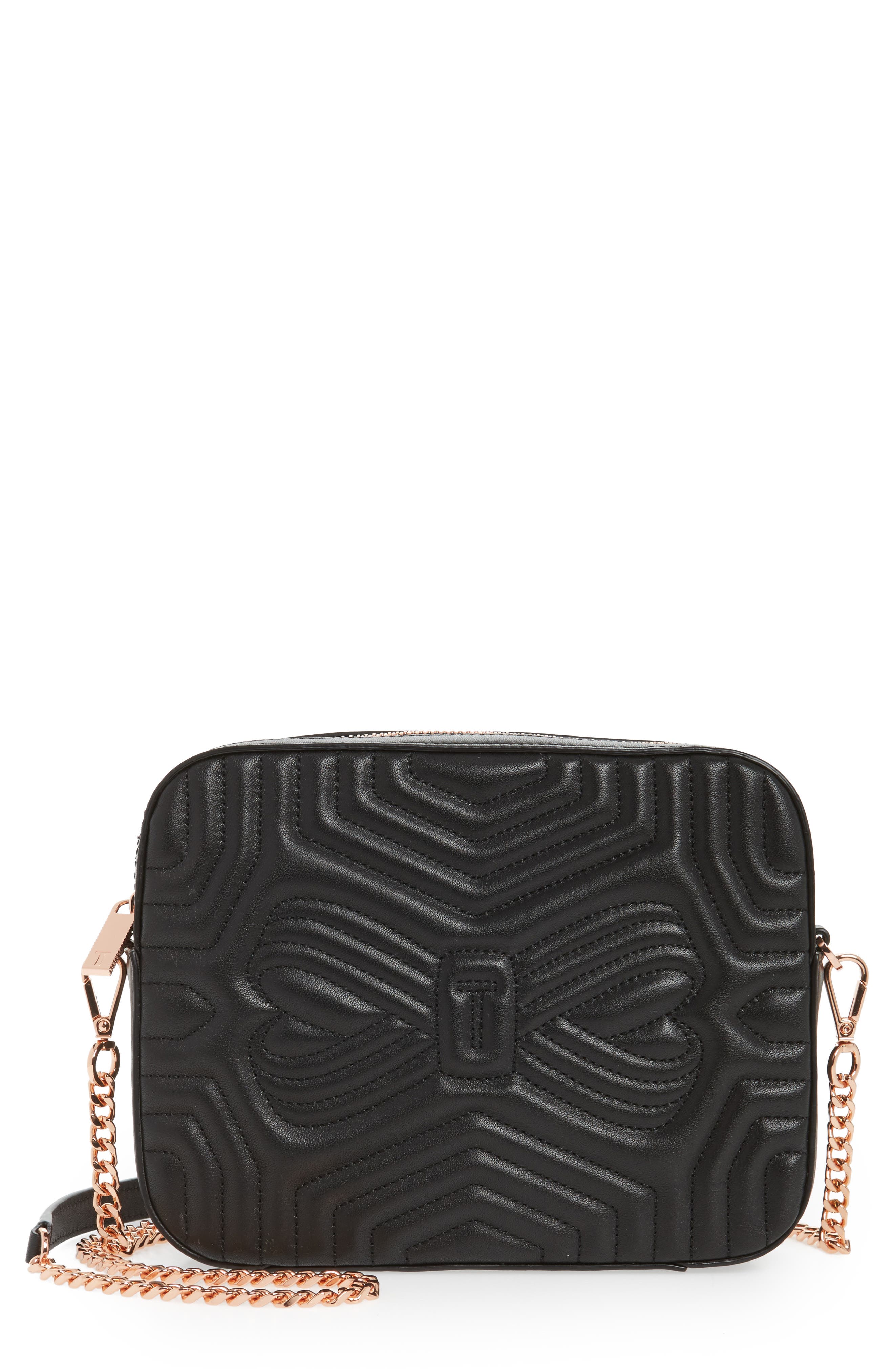 Ted Baker London Sunshine Quilted Leather Camera Crossbody Bag Nordstrom