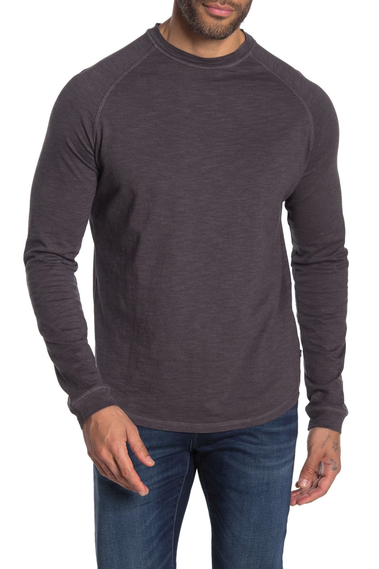 Good Man Brand Athletic Crew Neck Long Sleeve TShirt Nordstrom Rack