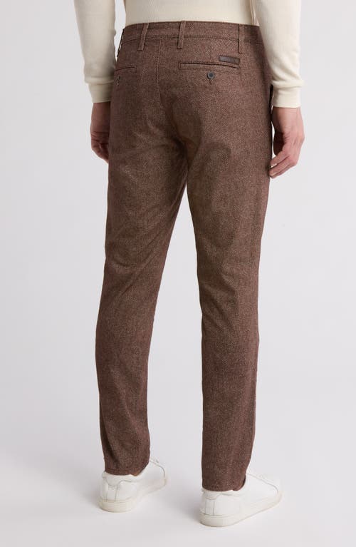 Ag Marshall Flat Front Pants In Brown