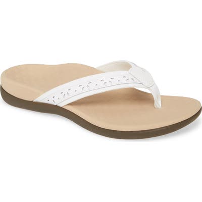 Vionic Casandra Flip Flop, White