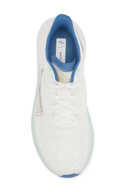 Shop Hoka Mach 6 Running Shoe In Frost/gold