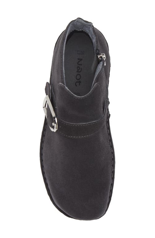 Naot Kolmer Ankle Boot In Charcoal Suede