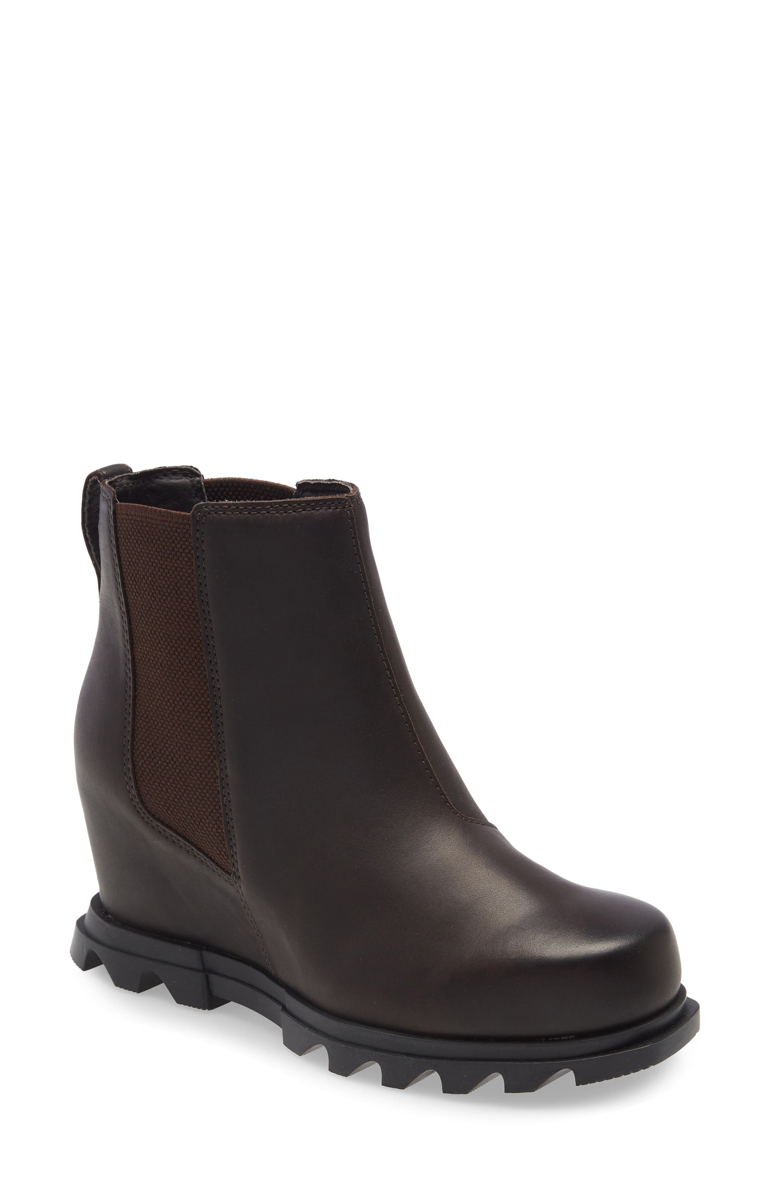 sorel waterproof wedge boots