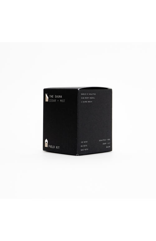 Field Kit The Sauna Candle In Grey