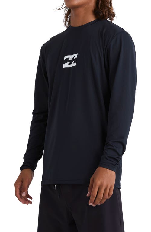 Shop Billabong All Day Wave Long Sleeve T-shirt In Black