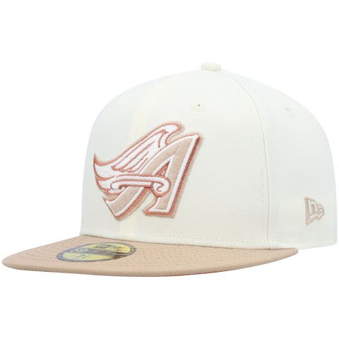 New Era 59FIFTY Los Angeles Angels Batting Practice 2023 Fitted Hat Red