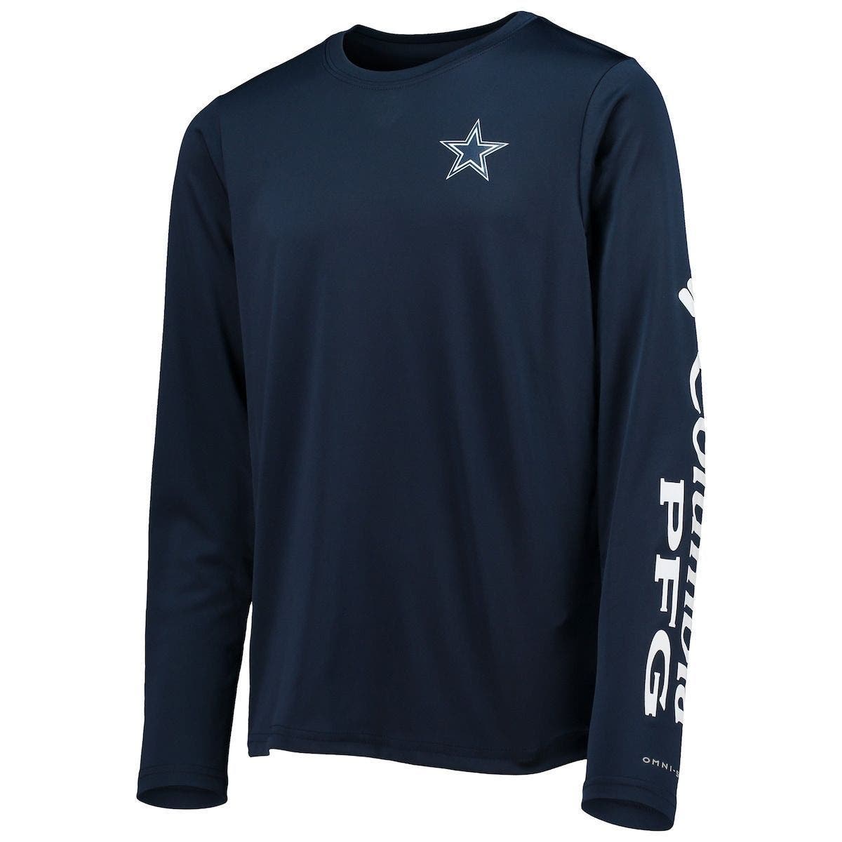 dallas cowboys columbia long sleeve shirt