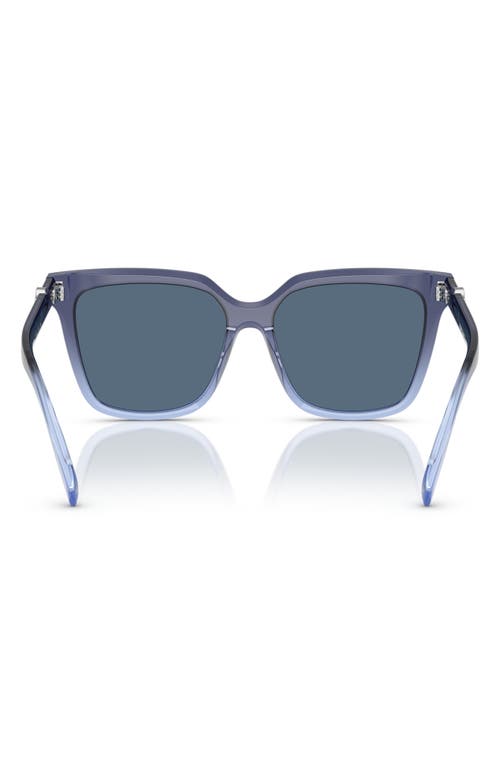 Tory Burch 56mm Square Sunglasses In Dark Blue