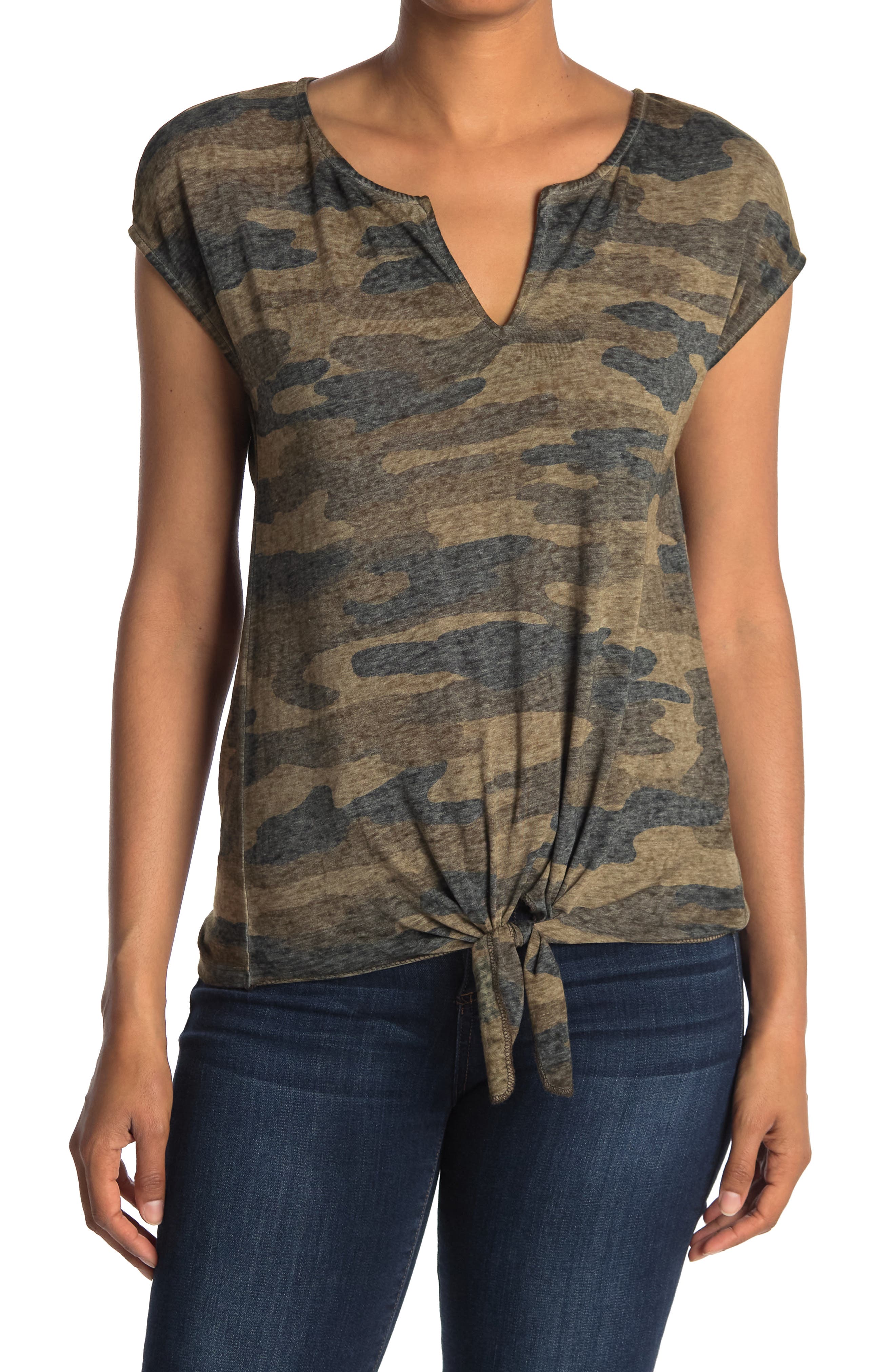Lucky Brand | Tie Front Top | Nordstrom Rack