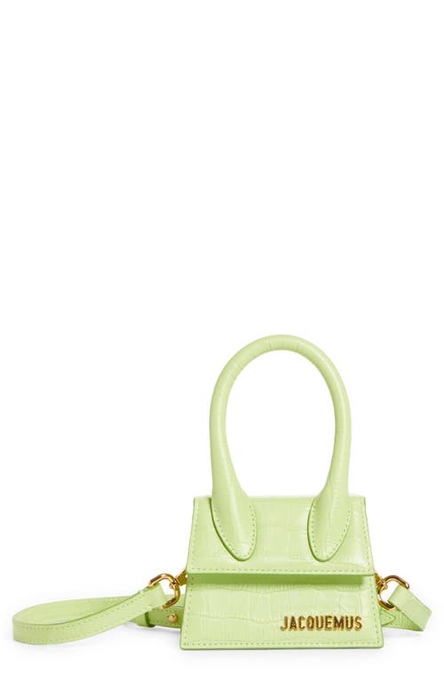 Jacquemus Le Chiquito Leather Mini Top Handle Bag in Light at Nordstrom