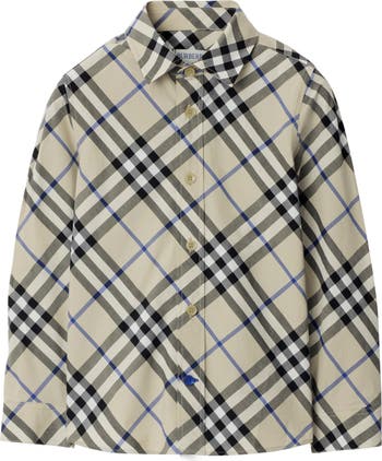 Burberry Check Cotton Shirt Nordstrom