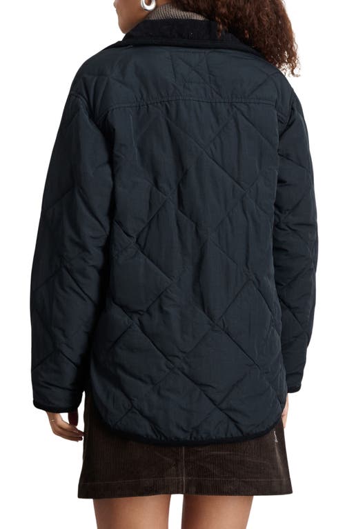 Shop Alex Mill Quinn Quilted Nylon Jacket In Black