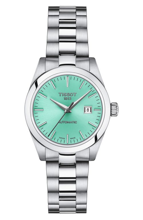 Shop Tissot T-my Lady Automatic Bracelet Watch, 29.3mm In Green