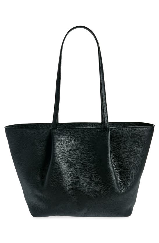 Shop Strathberry Osette Leather Shopper In Black