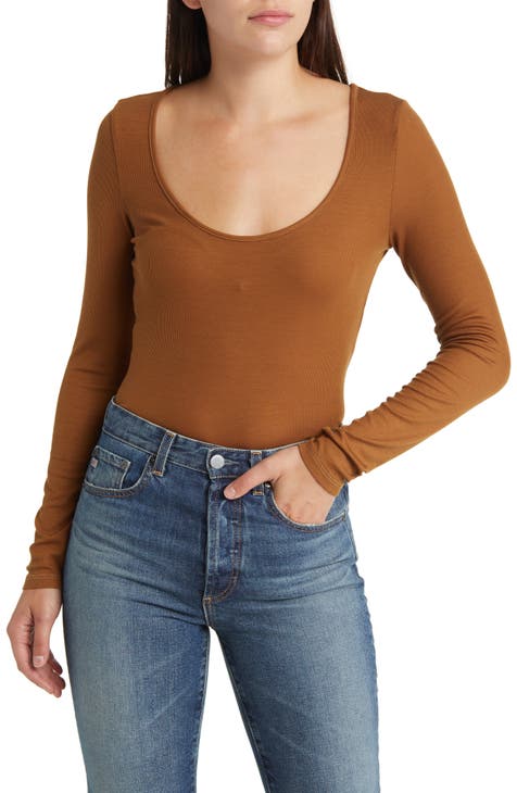 Women's Cutter & Buck Black Cleveland Browns Jaimie Scoop Neck Long Sleeve  T-Shirt