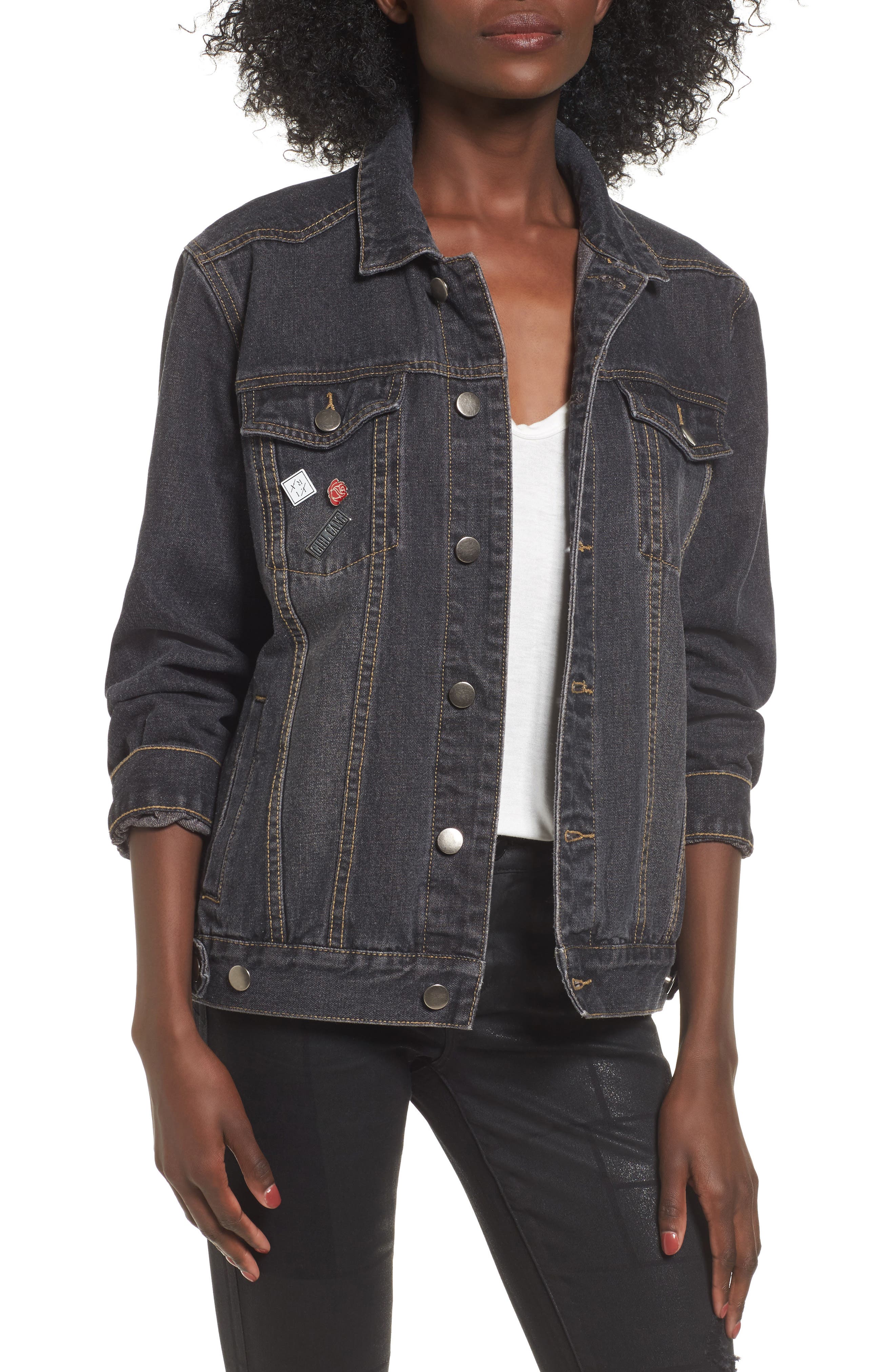 girl gang jean jacket