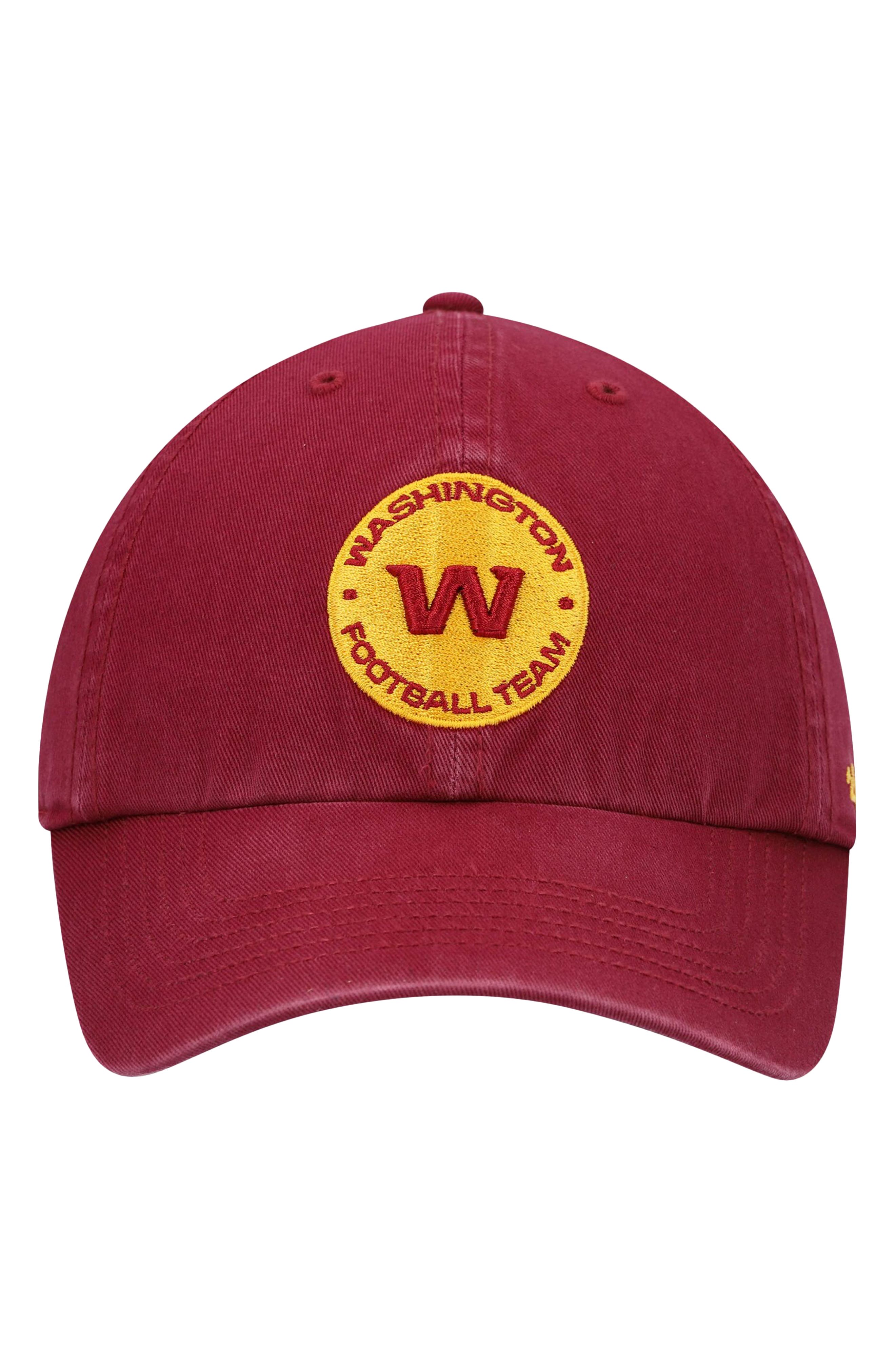 washington football team fitted hat