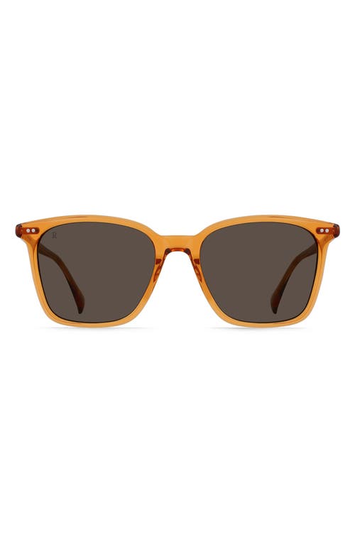 Shop Raen Darine Oversize Polarized Square Sunglasses In Golden Hour/daydream