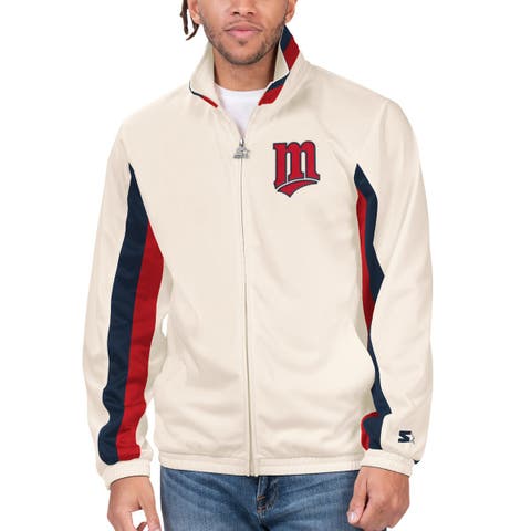 Men's Starter White Dallas Cowboys Vintage Rebound Full-Zip Track Jacket