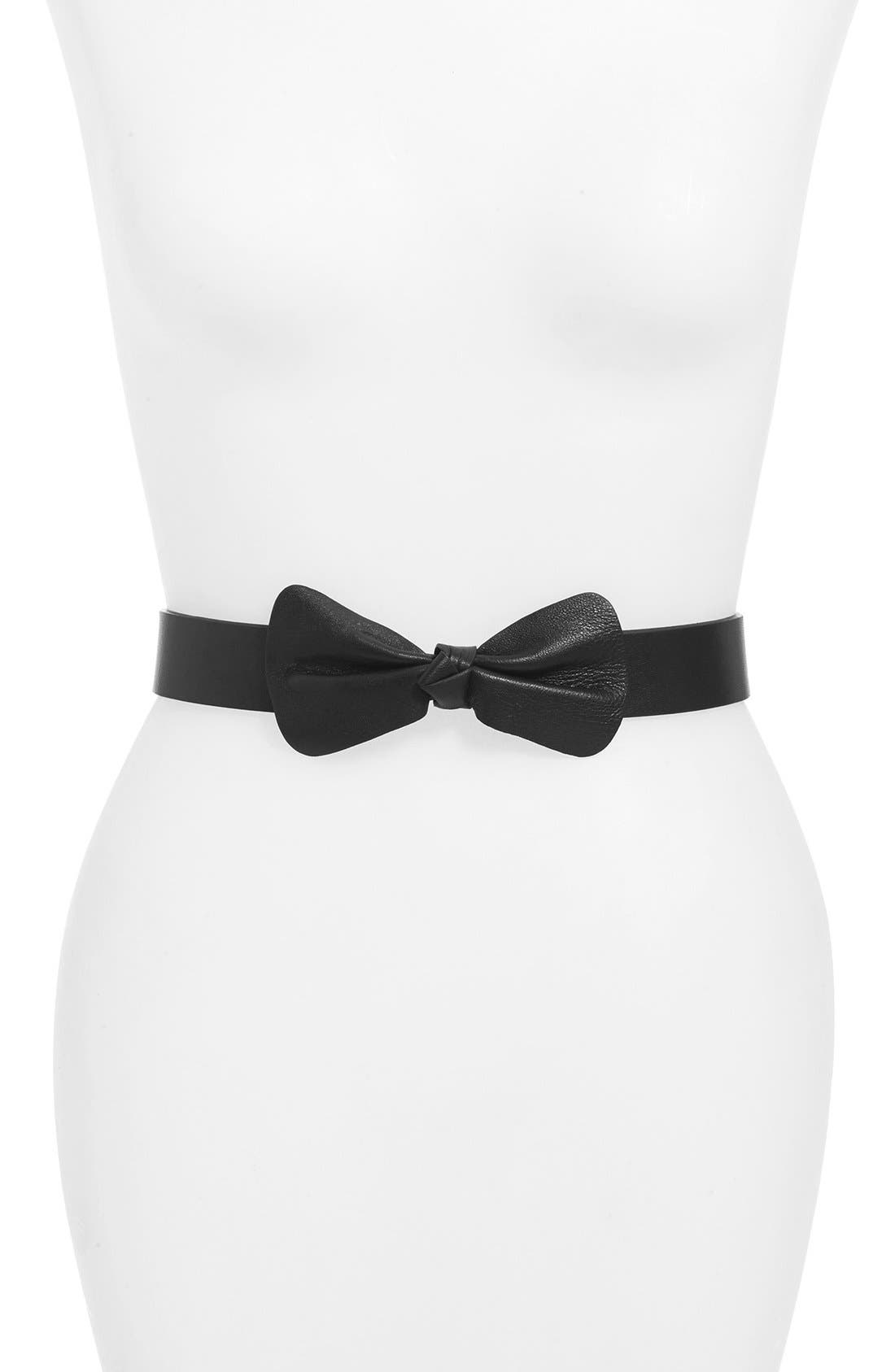kate spade new york bow stretch belt Nordstrom