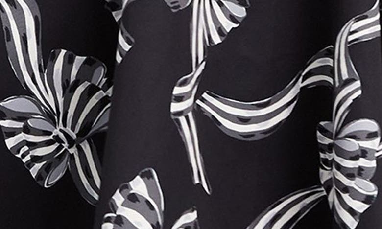 Kate Spade bow-print Flared Dress - Farfetch