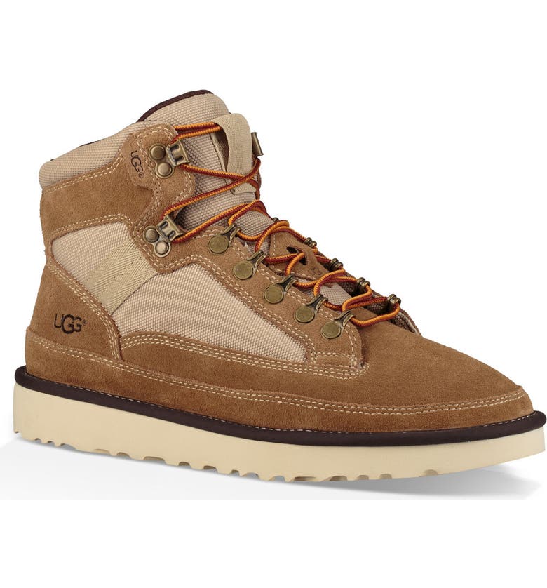 UGG<SUP>®</SUP> Highland Hiker Boot, Main, color, CHESTNUT