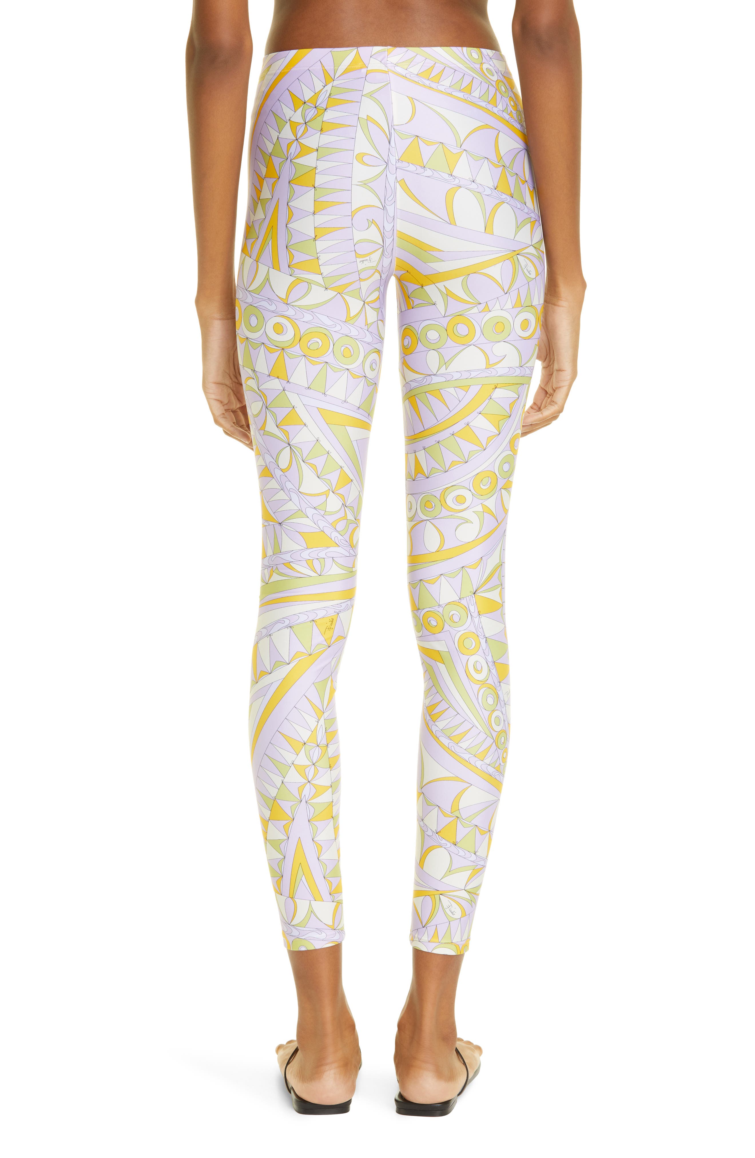 Emilio Pucci Bandierine Print Leggings 