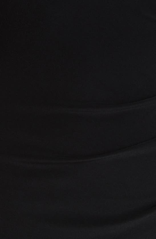 Shop Vince Camuto Asymmetric Hem Body-con Dress In Black
