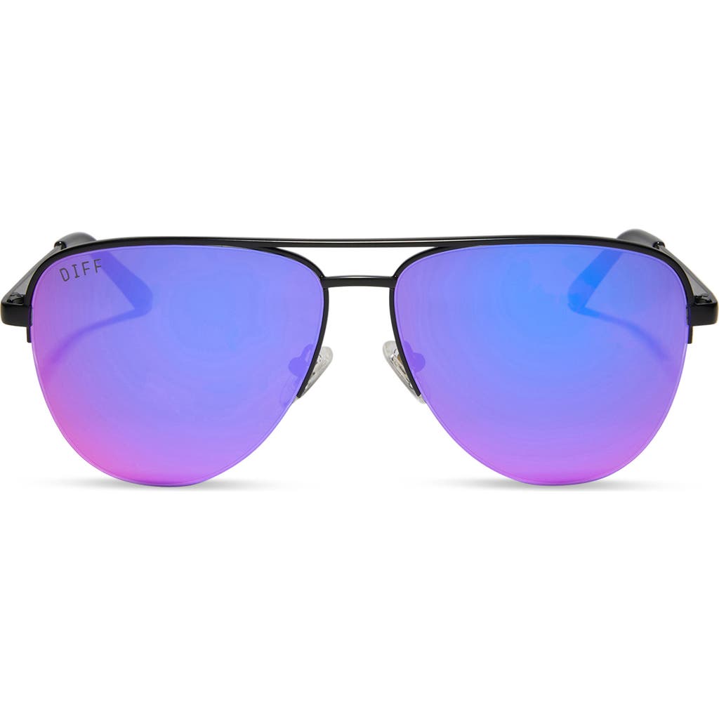 DIFF DIFF 59MM AUGUST AVIATOR SUNGLASSES