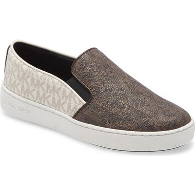 Michael Michael Kors Keaton Slip-On Sneaker, Brown