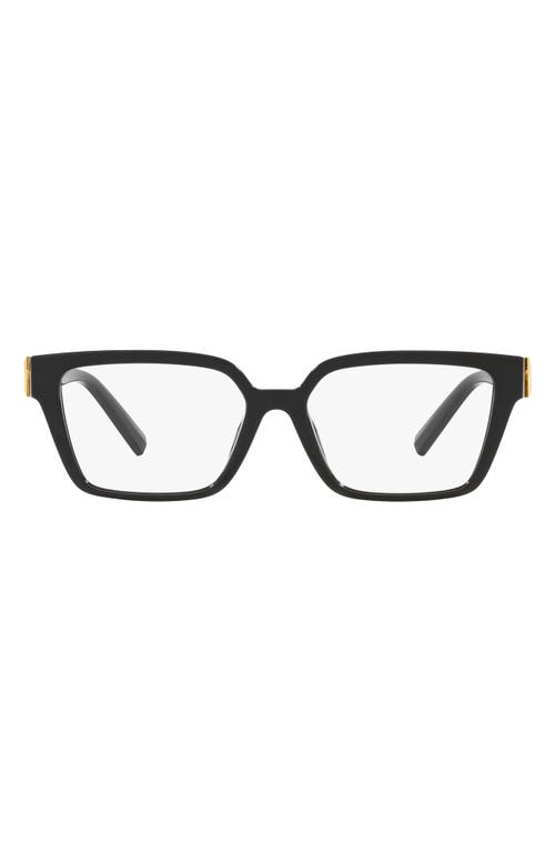 Tiffany & Co. 55mm Rectangular Optical Glasses in Black at Nordstrom