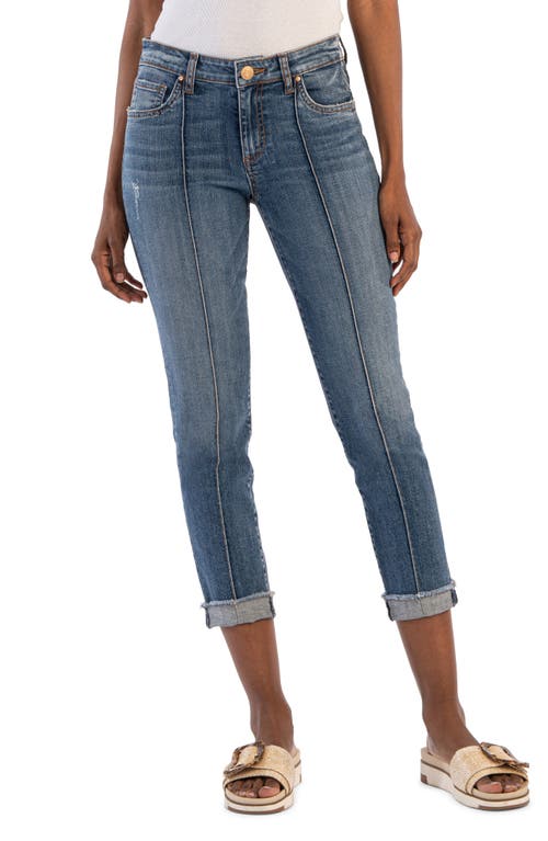 KUT from the Kloth Amy Seamed Crop Slim Straight Leg Jeans Outperformed at Nordstrom,