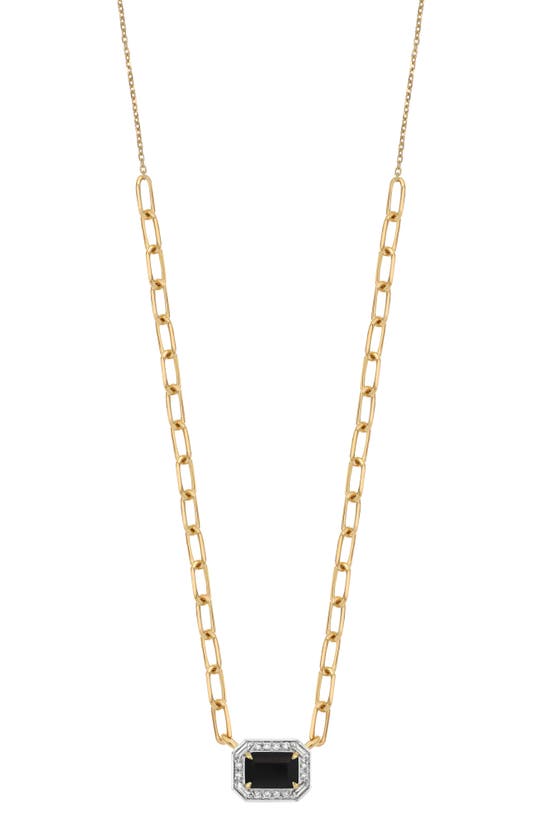 Bony Levy El Mar Onyx & Diamond Pendant Necklace In 18k Yellow Gold